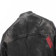 Cargar imagen en el visor de la galería, Leather  jacket men&#39;s short leather jacket-Leather jacket for mens