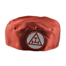 Load image into Gallery viewer, Royal Arch Ceremonial Soft Hat Cap Red Triple Tau | Regalia Lodge