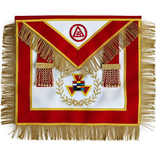 Masonic Royal Arch Past High Priest PHP Bullion Hand Embroidered Apron | Regalia Lodge