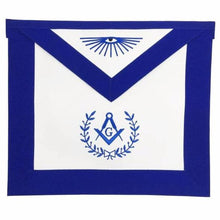 Load image into Gallery viewer, Masonic Blue Lodge Master Mason Apron Machine Embroidery Blue | Regalia Lodge