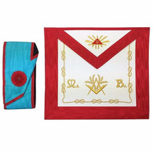 画像をギャラリービューアに読み込む, Masonic Blue Lodge worshipful Master Mason Apron and sash set | Regalia Lodge