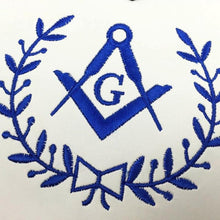 Load image into Gallery viewer, Masonic Blue Lodge Master Mason Apron Machine Embroidery Blue | Regalia Lodge