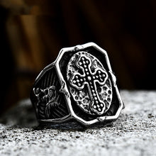 Load image into Gallery viewer, Stainless Steel Masonic Skull Ring Vintage