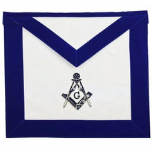 Load image into Gallery viewer, Masonic MASTER MASON Hand Embroided Apron with square compass with G Velvet | Regalia Lodge