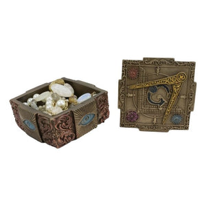 Masonic Small Decorative Box Jewelry Trinket 4" Long-Masonic Decorative Box for Masons