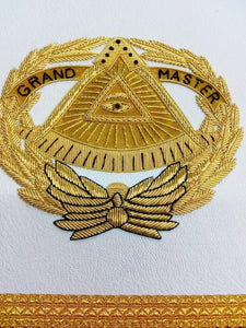 Deluxe Masonic Grand Master Apron Grand Lodge | Regalia Lodge