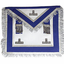 Charger l&#39;image dans la galerie, Centennial/Canadian MM/PM Worshipful Royal Blue Apron Silver Fringe | Regalia Lodge