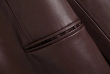 Afbeelding in Gallery-weergave laden, Leather Pant Suits Suits &amp; Suit Separates for Women - Leather Pant Suit - Leather Outfits For Women - Women Leather Pants Suit - two piece leather pants set - leather set - Leather Pants for Women - Women&#39;s Faux Leather suit - Leather Pants | Buy Womens Pants Online - Designer Leather Pants for Women - Faux Leather Straight Pants