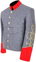 Cargar imagen en el visor de la galería, Civil War Confederate Artillery Lt&#39;s Single Breast Shell Jacket