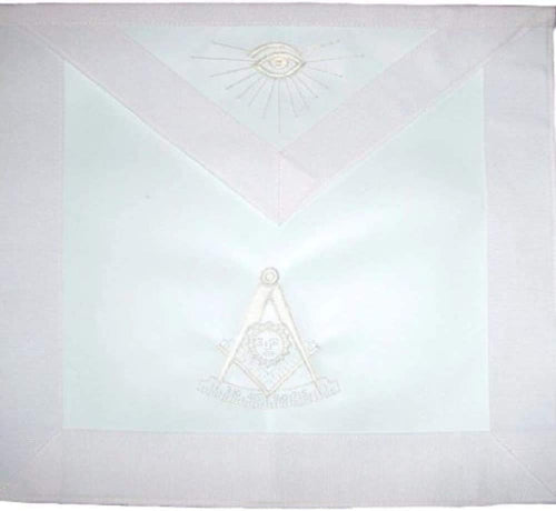 Masonic Past Master Apron All White | Regalia Lodge