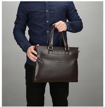 画像をギャラリービューアに読み込む, Men&#39;s business Synthetic leather briefcase Hard briefcase Handbag Business Briefcase  