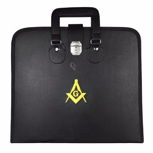 Masonic MM/WM and Provincial Full Dress Apron Yellow Square Compass Cases | Regalia Lodge