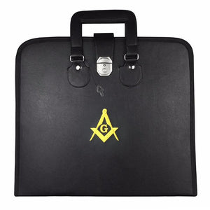 Masonic MM/WM and Provincial Full Dress Apron Yellow Square Compass Cases | Regalia Lodge