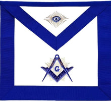Load image into Gallery viewer, Masonic Master Mason Blue Lodge Apron With Radiant G | Regalia Lodge