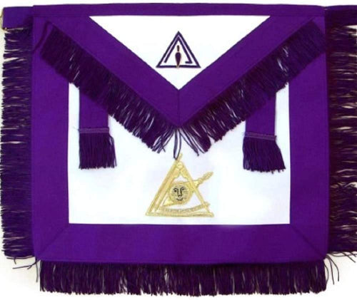Masonic Past Thrice Illustrious Master PTIM Apron Hand Embroidered | Regalia Lodge