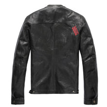 Load image into Gallery viewer, Leather  jacket men&#39;s short leather jacket-Leather jacket for mens