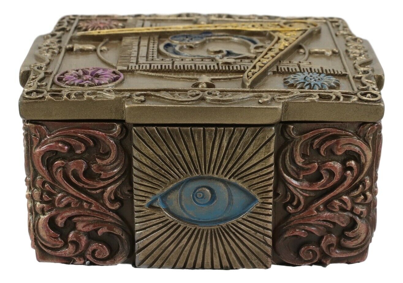 Masonic Eye deals Of Providence Round Trinket Box, Jewelry box, Jewelry storage