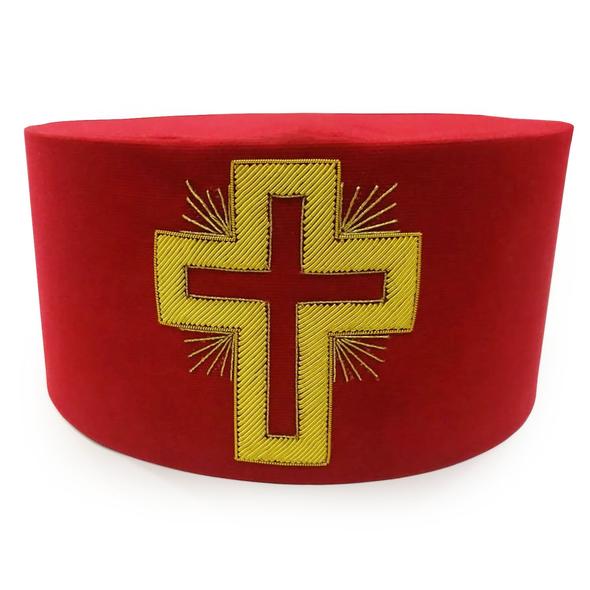 Masonic Knight Templar Past Commander Passion Cross Cap Hat Crown | Regalia Lodge