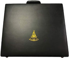 Cargar imagen en el visor de la galería, Masonic Regalia MM/WM and Provincial Past Master Apron Briefcase with Yellow Embroidery | Regalia Lodge