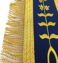 Charger l&#39;image dans la galerie, Masonic Blue Lodge Master Mason Gold Machine Embroidery Apron | Regalia Lodge