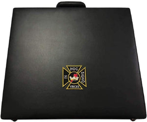 Masonic Regalia MM/WM and Provincial Apron Briefcase with Knights Templar Emblem | Regalia Lodge