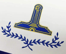 Charger l&#39;image dans la galerie, Masonic Blue Lodge Officers Apron Set of 11 Machine Embroidery Aprons | Regalia Lodge