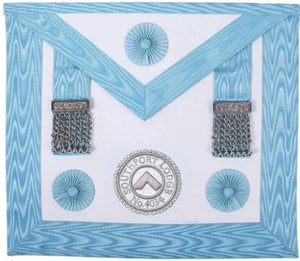 Master Masons Apron with Lodge Badge | Regalia Lodge