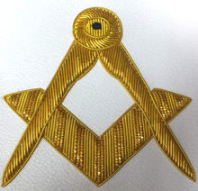 Cargar imagen en el visor de la galería, Masonic Hand Embroidered Bullion &amp; Wire Made Master Mason Red Apron | Regalia Lodge
