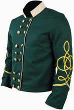 Cargar imagen en el visor de la galería, Civil war Union berdans sharpshooter Captains Shell Jacket-2 braids All Sizes