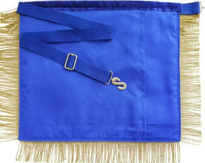 Masonic Past Master Apron Blue Bullion Hand Embroidered | Regalia Lodge