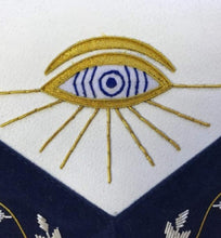 Load image into Gallery viewer, Masonic Grand Lodge Past Master Apron Gold Hand Embroidery Apron | Regalia Lodge