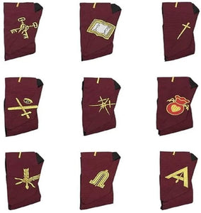 Masonic Regalia 14th Degree Officers Apron and Collar Set | Regalia Lodge
