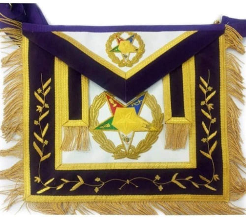 Order of the Eastern Star OES Grand Associate Patron Masonic Apron | Regalia Lodge