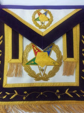 Charger l&#39;image dans la galerie, Order of the Eastern Star OES Grand Associate Patron Masonic Apron | Regalia Lodge