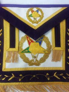 Order of the Eastern Star OES Grand Associate Patron Masonic Apron | Regalia Lodge