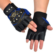 Load image into Gallery viewer, black leather fingerless gloves  -  Men&#39;s leather gloves  -Men&#39;s leather fingerless gloves - Leather Fingerless Gloves Men - Men&#39;s Luxury Fingerless Gloves 