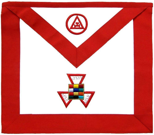 Masonic Royal Arch Past High Priest PHP Hand Embroidered Apron | Regalia Lodge
