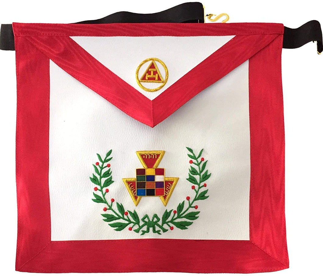 Past High Priest Apron, Royal Arch Hand Embroidered Apron | Regalia Lodge