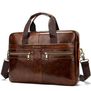 Business men briefcase cowhide layer Hard briefcase Handbag Business Briefcase  