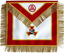 Load image into Gallery viewer, Masonic Royal Arch Past High Priest Apron PHP with Fringe Hand Embroidered | Regalia Lodge