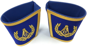 Blue Lodge Master Mason Apron Set Apron,Collar gauntlets (Cuffs) | Regalia Lodge