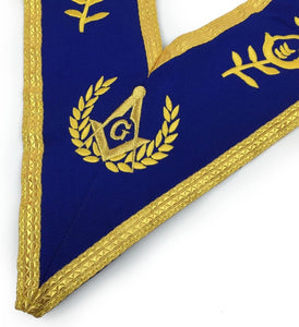 Blue Lodge Master Mason Apron Set Apron,Collar gauntlets (Cuffs) | Regalia Lodge