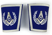 Charger l&#39;image dans la galerie, Masonic Blue Lodge Master Mason Apron Set Apron,Collar gauntlets (Cuffs) | Regalia Lodge