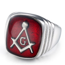 Afbeelding in Gallery-weergave laden, Fashion Epoxy Masonic Ring