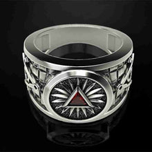 Charger l&#39;image dans la galerie, Men&#39;s Punk Mason Masonic Ring Freemasons Fashion Ring masons Symbol Ring