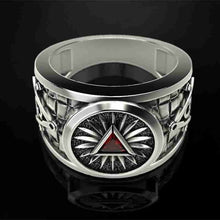Load image into Gallery viewer, Men&#39;s Punk Mason Masonic Ring Freemasons Fashion Ring masons Symbol Ring