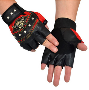 black leather fingerless gloves  -  Men's leather gloves  -Men's leather fingerless gloves - Leather Fingerless Gloves Men - Men's Luxury Fingerless Gloves 