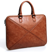 Load image into Gallery viewer, Men&#39;s briefcase leather business briefcase Portable Document briefcase Handbag  -Business Briefcase - Official Briefcase- Business briefcase for men leather for sale  - genuine leather briefcase - mens briefcase sale - men&#39;s briefcase - men&#39;s briefcase near me - best briefcase for men - Shop Briefcases Bags Leather Leather Designer Briefcases - Messenger, Shoulder Bags - Men&#39;s Leather Briefcase Business Laptop Bag -  Luxury Leather Briefcase For Men