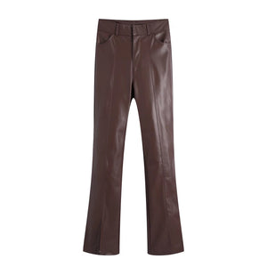 Leather Pant Suits Suits & Suit Separates for Women - Leather Pant Suit - Leather Outfits For Women - Women Leather Pants Suit - two piece leather pants set - leather set - Leather Pants for Women - Women's Faux Leather suit - Leather Pants | Buy Womens Pants Online - Designer Leather Pants for Women - Faux Leather Straight Pants