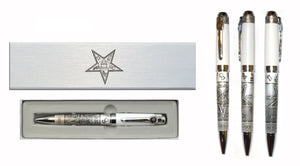 Masonic Eastern Star Ballpoint Pen-Masonic Symbol Roller Ball Pen